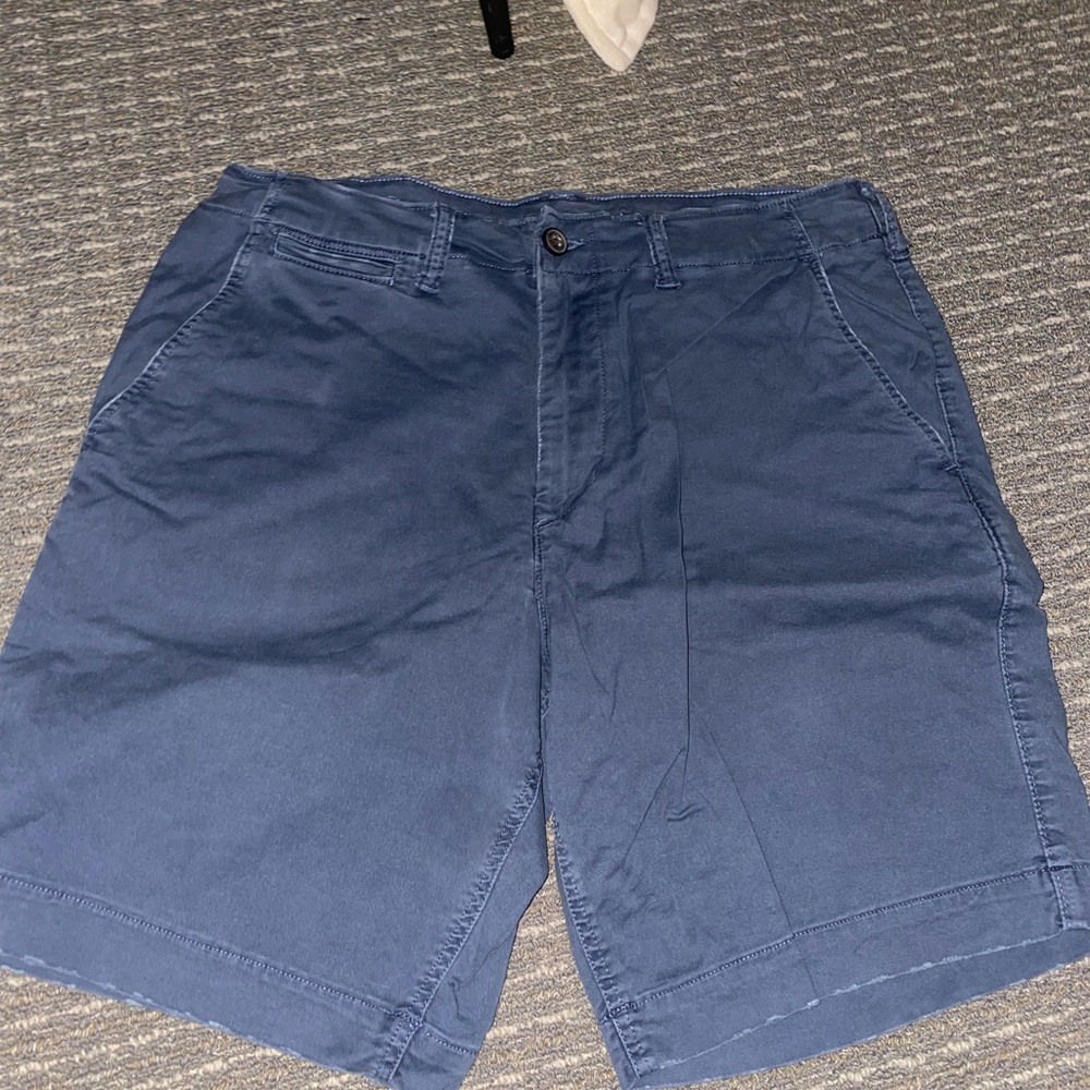 American Eagle Outfitters Navy Flat Front Shorts
